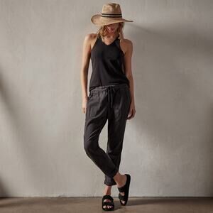 NWOT James Perse Womens Soft Drape Pants Size 3 Carbon Pigment WKLP1730CU